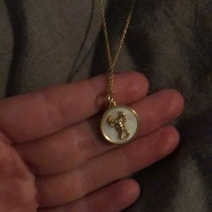 Gold Scorpio necklace